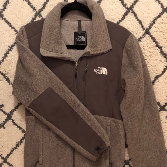 Women’s Gray The North Face Denali Jacket - Picture 3 of 4